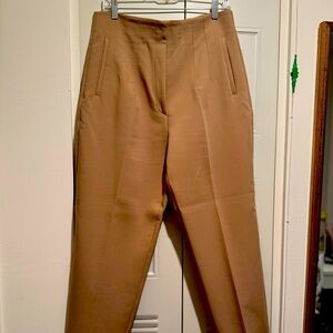 High Waist Camel Pants - XL Zara